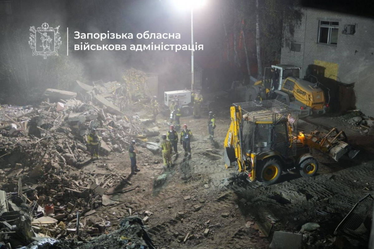 Наслідки російської атаки по Запоріжжя 10 жовтня