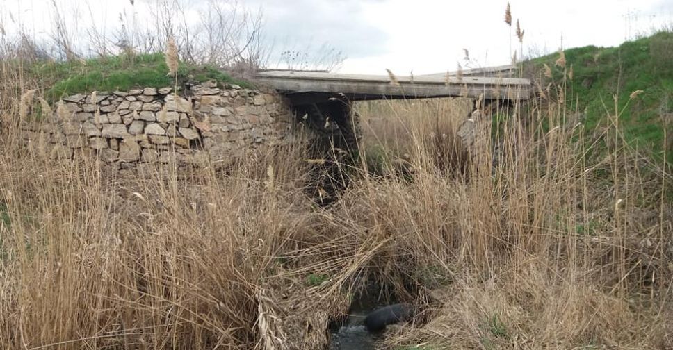 В Запорожской области рядом с плотиной обнаружили старинный арочный мост - фото