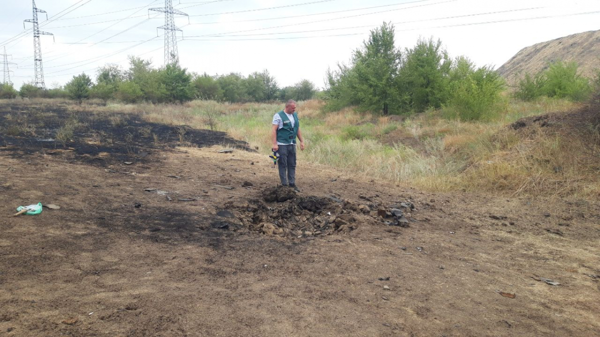 Атака російськими дронами по Запоріжжю - екоінспекція обстежила місця влучання (фото)