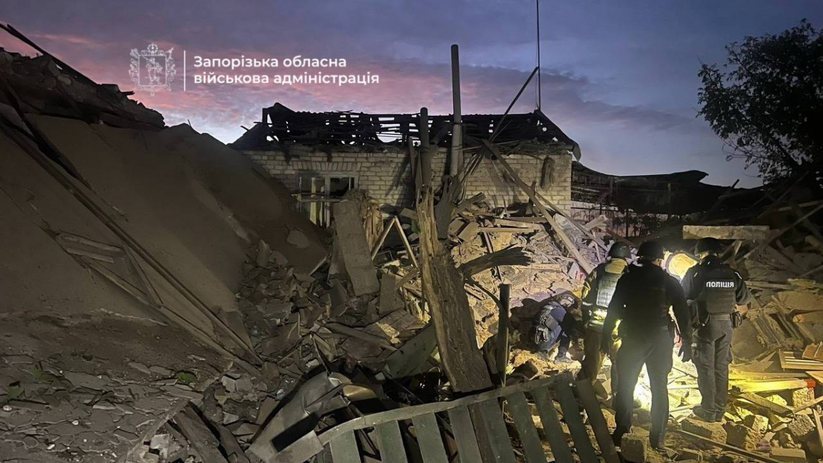 Намлідки російської атаки по приватному сектору в Запоріжжі 26 вересня