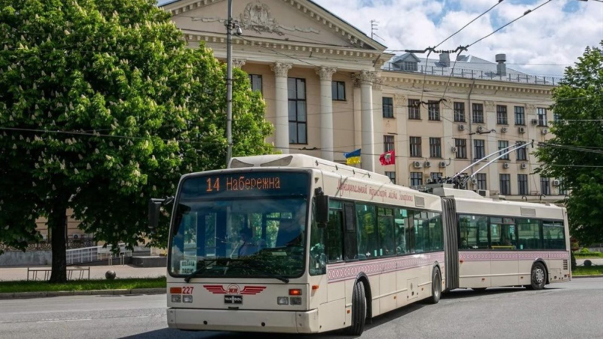 Тролейбус, фото Запорізької міської ради