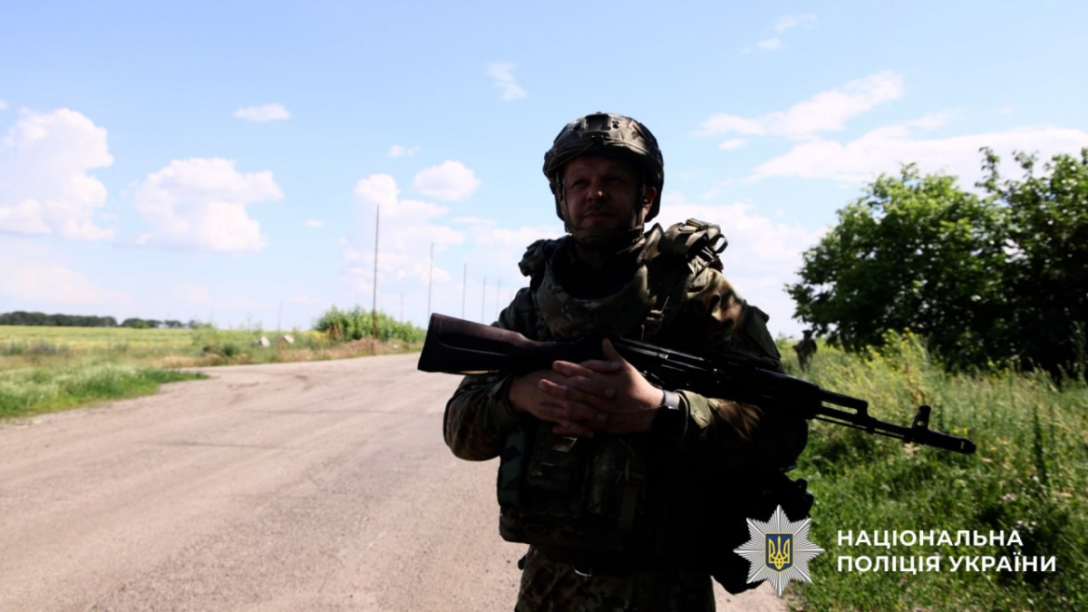 Як антидронова група знищує дрони, фото: Національна поліція Запорізької області 