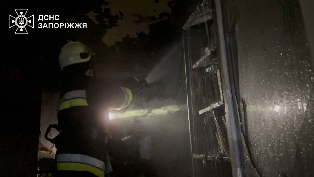  Пожежа в Запоріжжі забрала життя жінки — сусіди врятували мати з трьома дітьми (фото, відео)