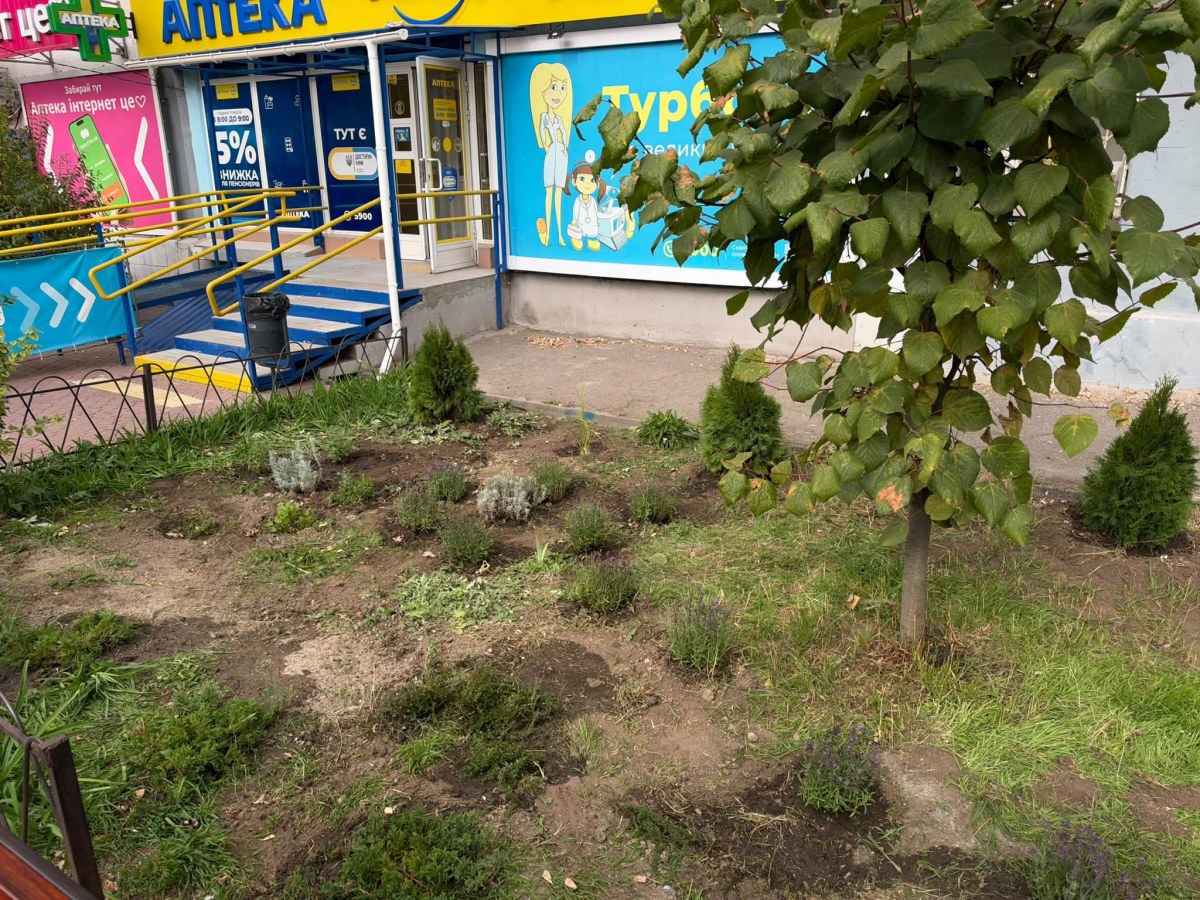 У Запоріжжі створили ароматерапевтичну клумбу та озеленили простір для ветеранів (фото)