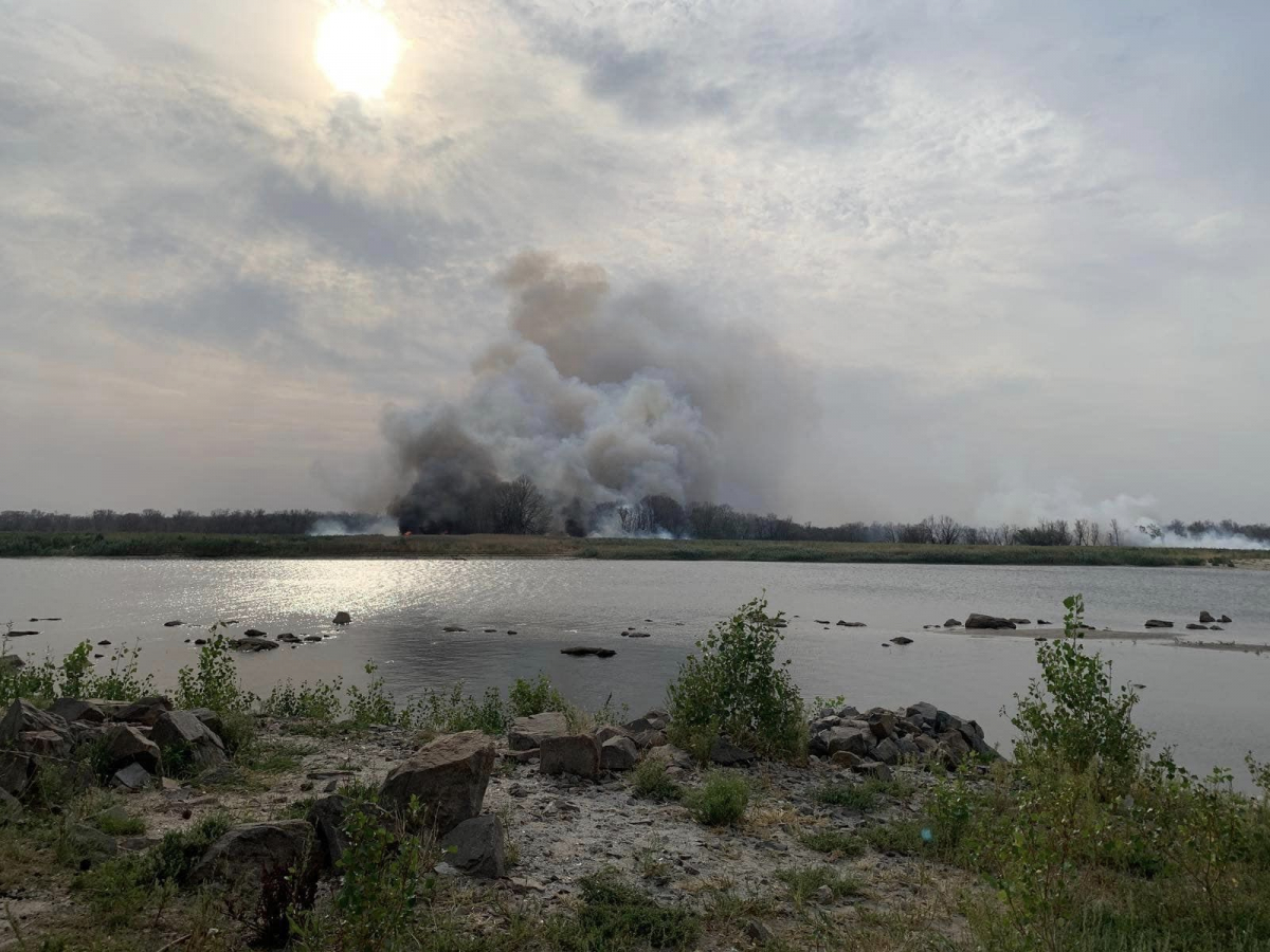 Горіли дачні будинки та городи  – у Запорізькому районі рятувальники три дні гасили вогонь (фото)