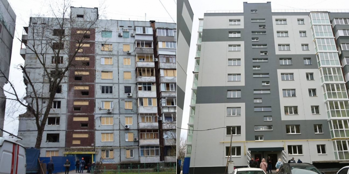 Повернення додому: у Запоріжжі мешканці отримали ключі від відновлених квартир (фото, відео)