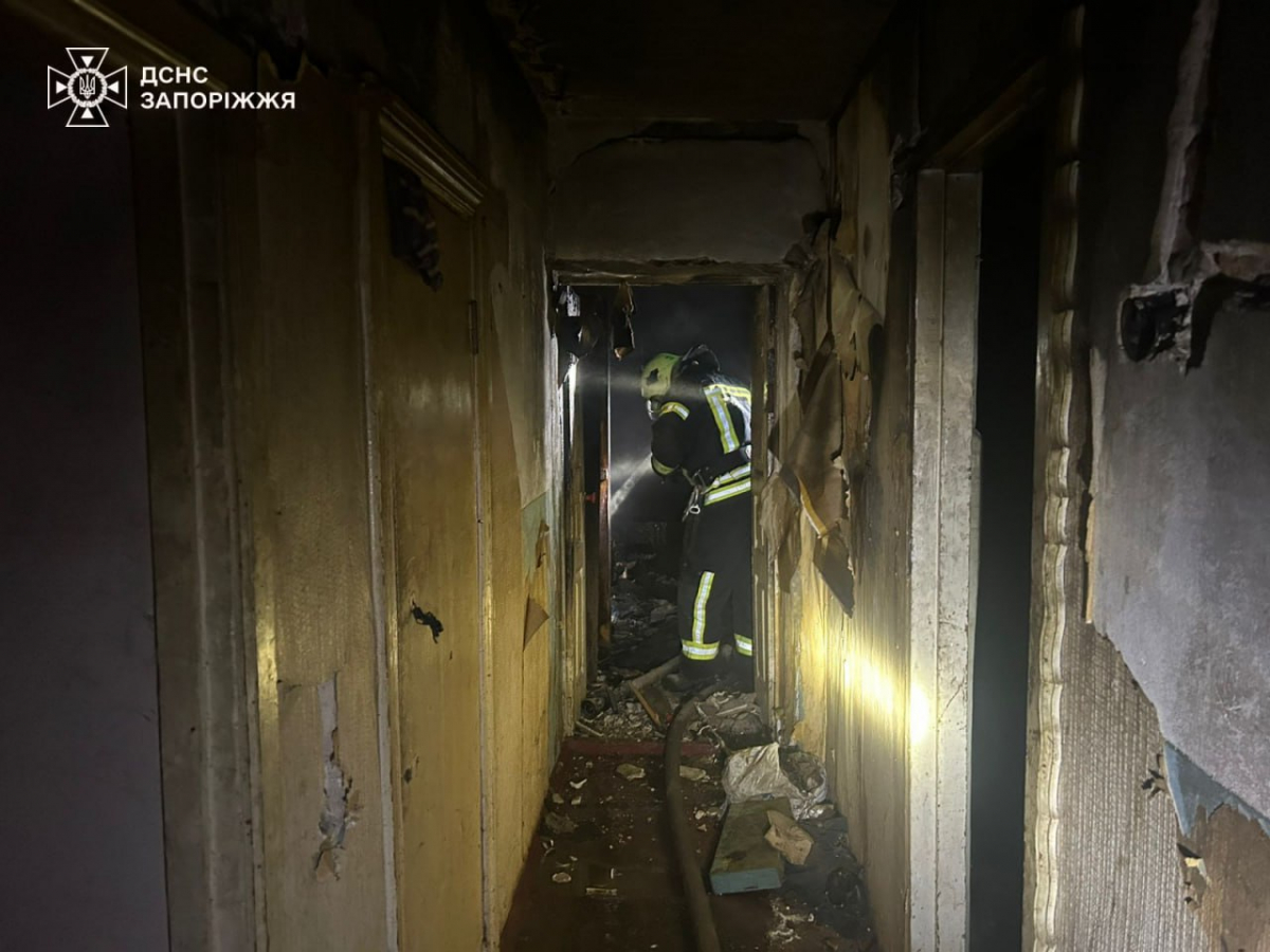 Пожежа в приватному секторі - у Запоріжжі через куріння загинув чоловік (фото)