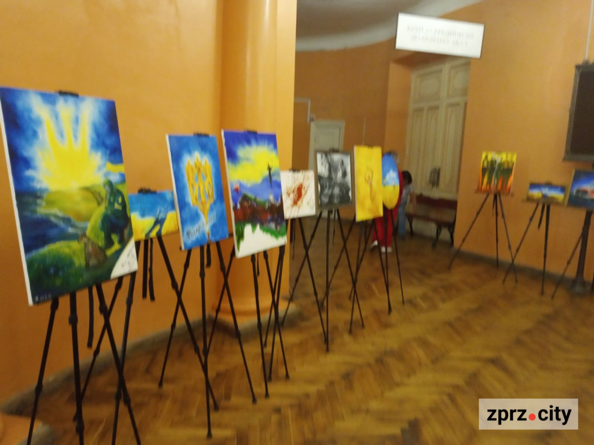 У запорізькому музеї відкрилась виставка юного художника-благодійника з Бердянська (фото)