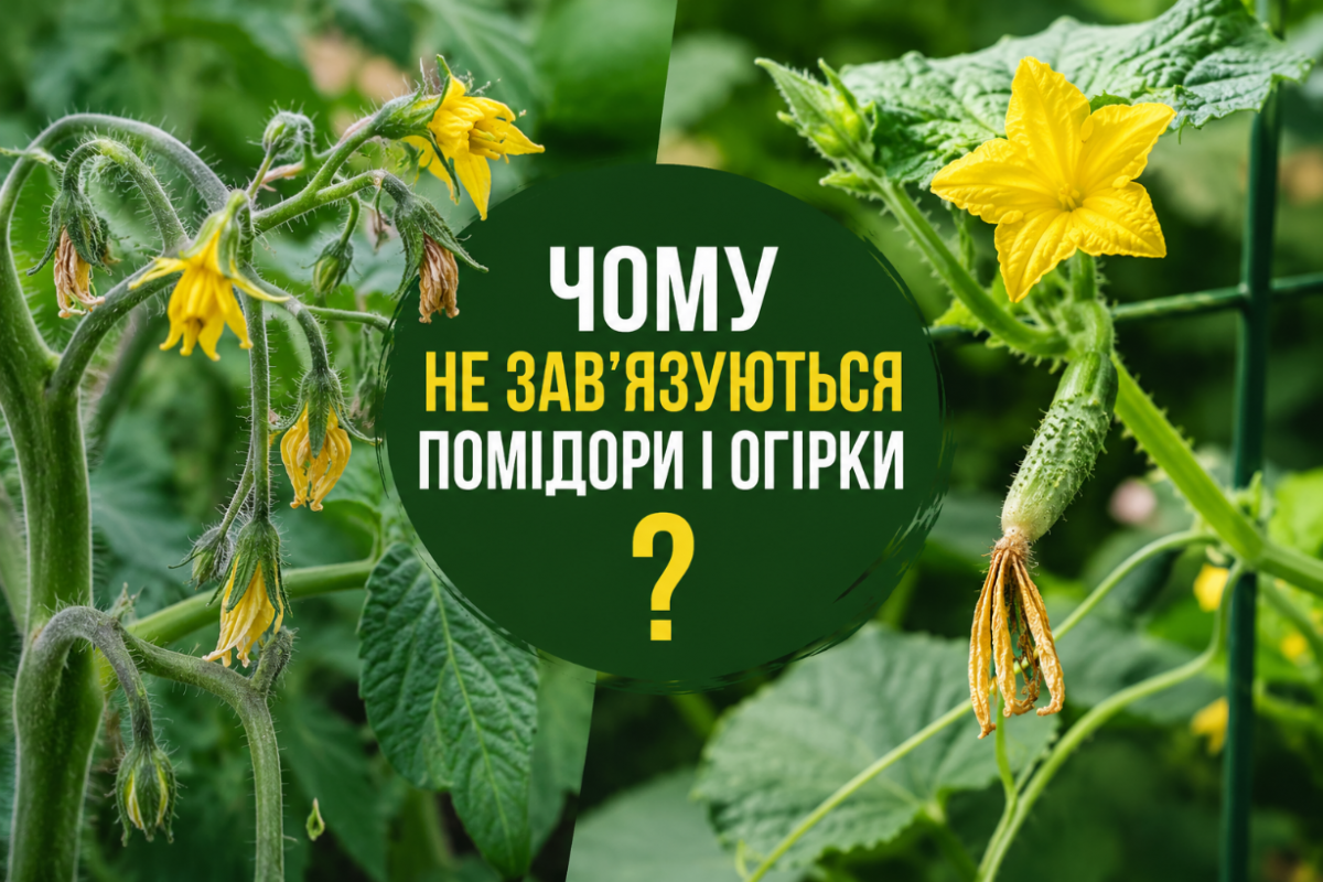 Чому не зав’язуються помідори і огірки: основні причини та як виправити проблему