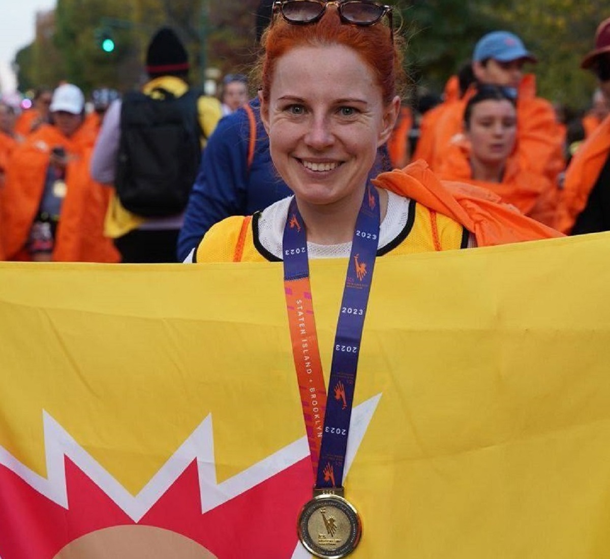 Мешканка Запорізької області взяла участь у Нью-Йоркському марафоні - фото