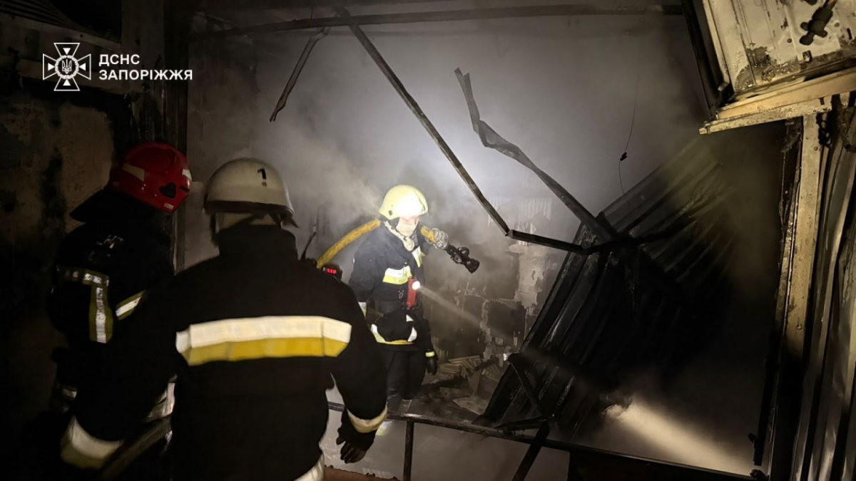 Пожежі у Запоріжжі: рятувальники гасили будинок і кафе в різних районах міста (фото, відео)