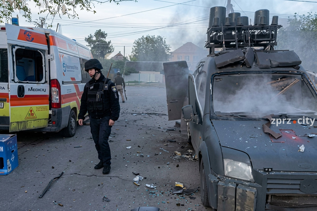 Дрон влетів у броньовик під час евакуації на Запоріжжі