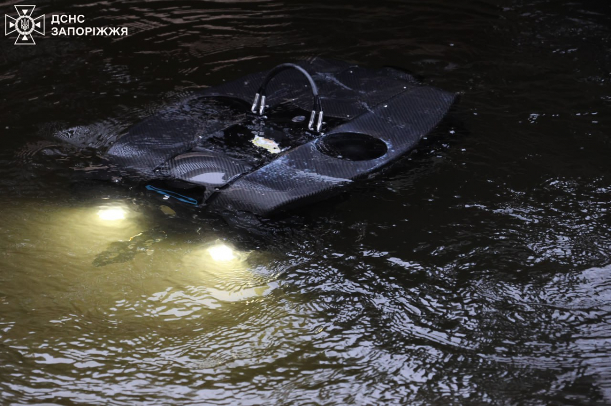 У Запоріжжі рятувальники відпрацювали пошук небезпечних об’єктів у воді за допомогою спеціальних дронів