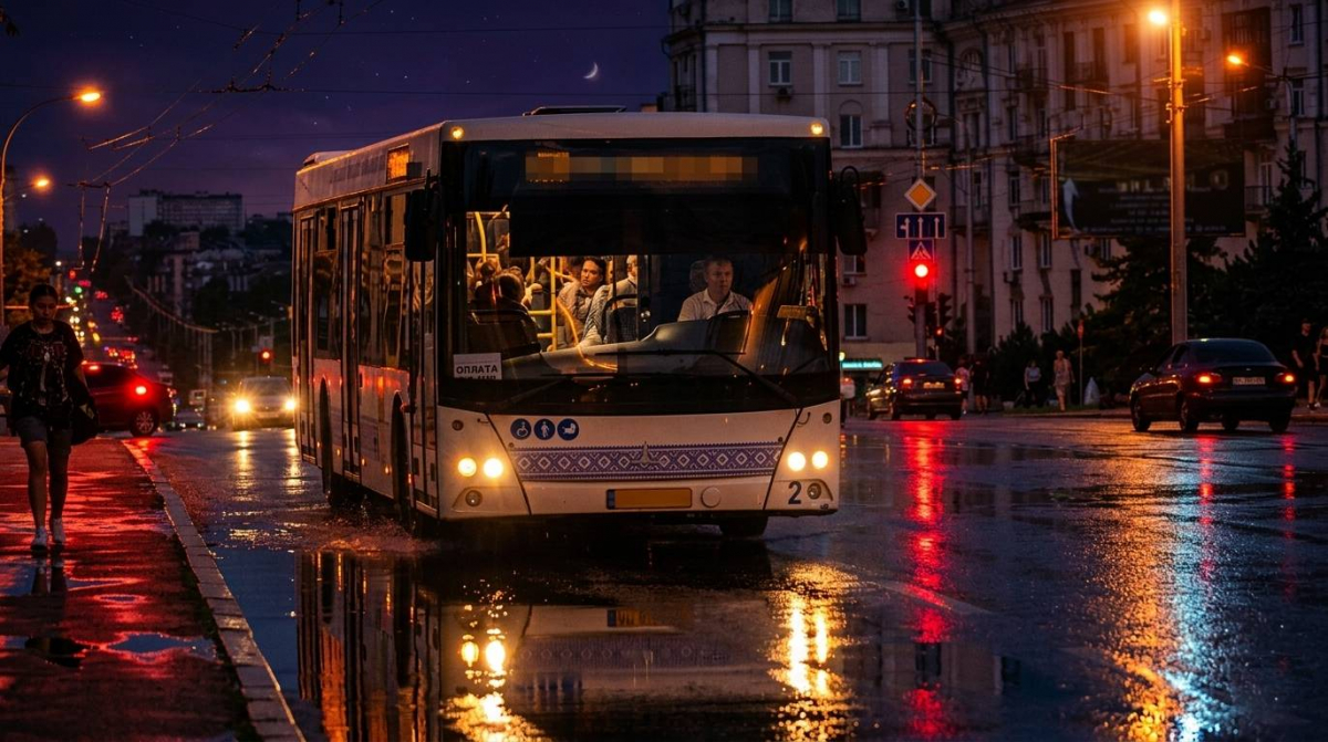 У Запоріжжі поліцейські охорони затримали чоловіка, який під час поїздки у маршрутному автобусі влаштував дебош