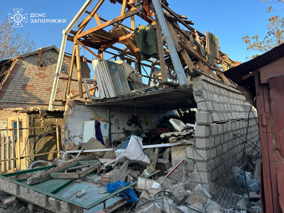 Наслідки ворожих обстрілів Запорізької області 2 травня