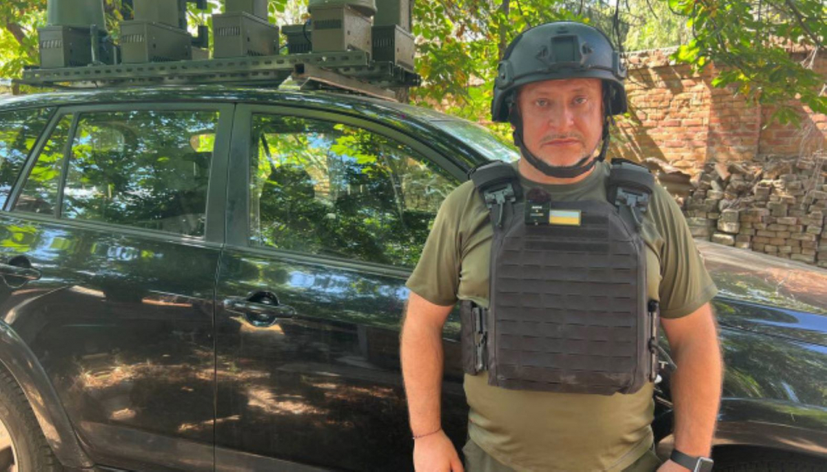 Речник Сил оборони Півдня Владислав Волошин, фото Укрінформ