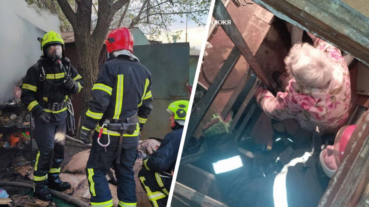 Пожежа у Запоріжжі забрала життя жінки — рятувальники також врятували бабусю з пастки (фото)