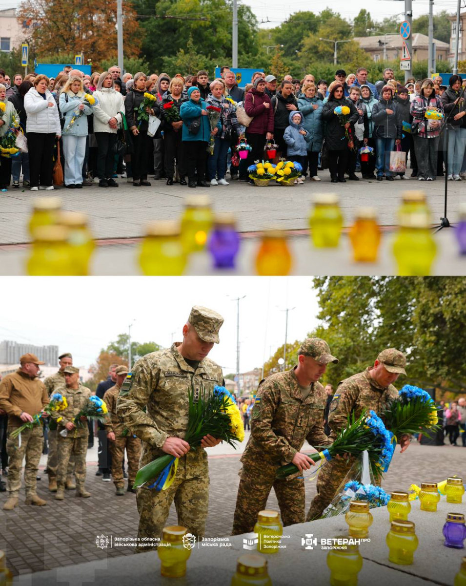 У Запоріжжі вшанували Героїв війни – Алея пам’яті поповнилася новими стендами (фото)
