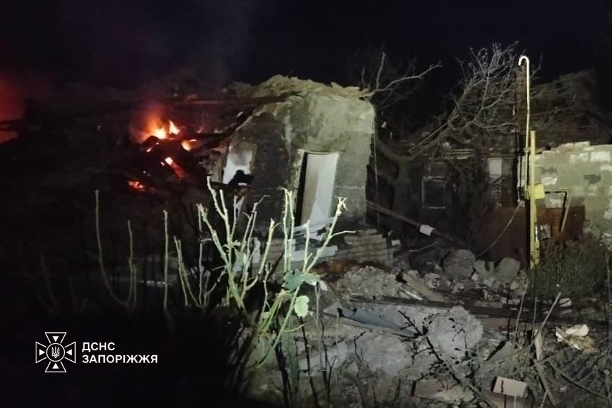 Наслідки ворожих ударів по Запорізькій області
