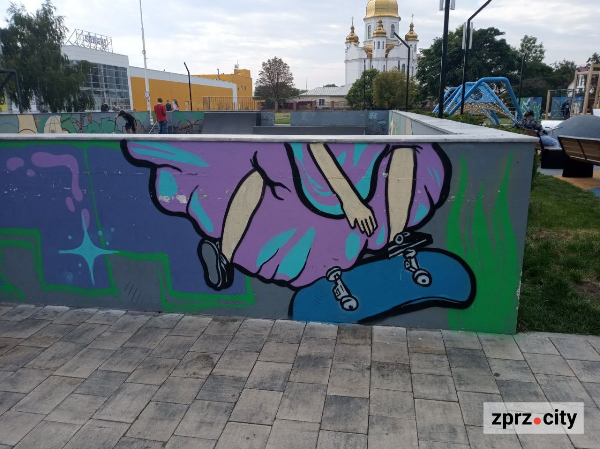 Колишній фонтан у Хортицькому